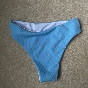 Blue cider bikini bottoms